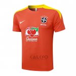 Maglia Allenamento Brasile 2025-2026 Arancione