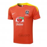 Maglia Allenamento Brasile 2025-2026 Arancione