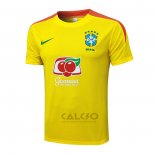 Maglia Allenamento Brasile 2025-2026 Giallo