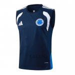 Maglia Allenamento Cruzeiro Senza Maniche 2025-2026 Blu