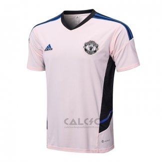 Maglia Allenamento Manchester United 2022-2023 Rosa