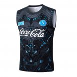 Maglia Allenamento Napoli Senza Maniche 2025-2026 Nero