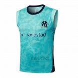 Maglia Allenamento Olympique Marsiglia Senza Maniche 2025-2026 Verde