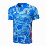 Maglia Allenamento Real Madrid Dragon 2024-2025 Blu