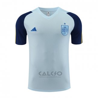 Maglia Allenamento Spagna 2023-2024 Blu