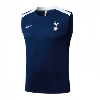 Maglia Allenamento Tottenham Hotspur Senza Maniche 2025-2026 Blu