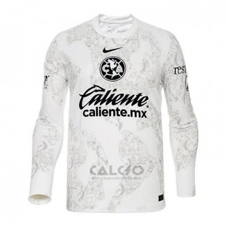 Maglia America Portiere Manica Lunga 2024-2025 Bianco