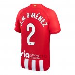 Maglia Atletico Madrid Giocatore J.m.gimenez Home 2023-2024