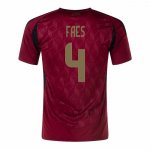 Maglia Belgio Giocatore Faes Home 2024