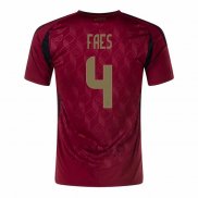 Maglia Belgio Giocatore Faes Home 2024