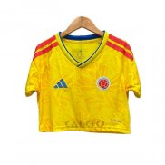 Maglia Colombia Home Donna Cropped 2026