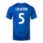 Maglia Italia Giocatore Calafiori Home 2024-2025