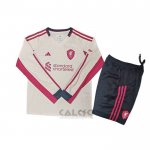 Maglia Liverpool Away Manica Lunga Bambino 2025-2026