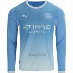 Maglia Manchester City Home Manica Lunga 2026-2027