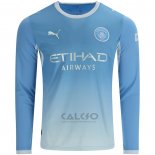 Maglia Manchester City Home Manica Lunga 2026-2027