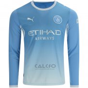 Maglia Manchester City Home Manica Lunga 2026-2027