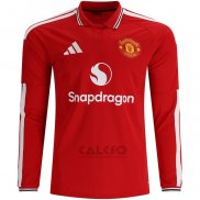 Maglia Manchester United Home Manica Lunga 2026-2027
