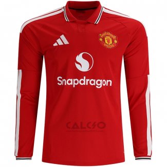 Maglia Manchester United Home Manica Lunga 2026-2027