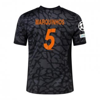 Maglia Paris Saint-Germain Giocatore Marquinhos Third 2023-2024