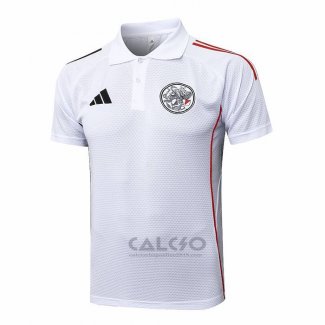 Maglia Polo Ajax 2025-2026 Bianco