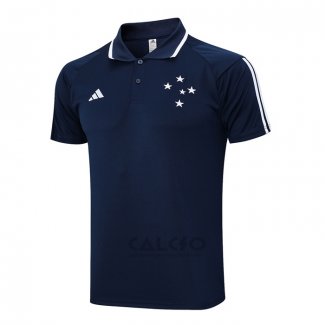 Maglia Polo Cruzeiro 2023-2024 Blu