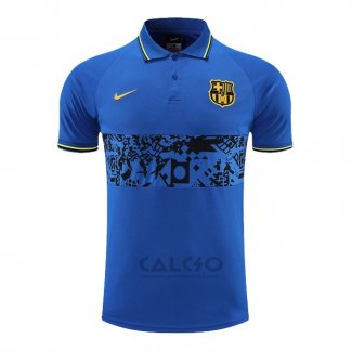 Maglia Polo FC Barcellona 2022-2023 Blu