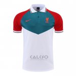 Maglia Polo Liverpool 2022-2023 Verde Bianco Rosso