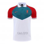 Maglia Polo Liverpool 2022-2023 Verde Bianco Rosso