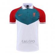 Maglia Polo Liverpool 2022-2023 Verde Bianco Rosso