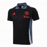 Maglia Polo Manchester United 2024-2025 Nero