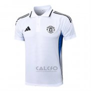 Maglia Polo Manchester United 2025-2026 Bianco