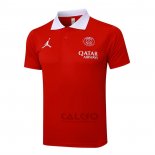 Maglia Polo Paris Saint-Germain 2024-2025 Rosso