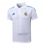 Maglia Polo Real Madrid 2025-2026 Bianco Blu