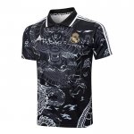 Maglia Polo Real Madrid Dragon 2024-2025 Nero