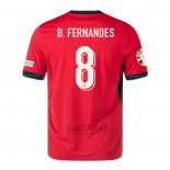 Maglia Portogallo Giocatore B.fernandes Home 2024