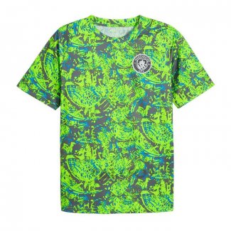 Maglia Prematch Manchester City 2025-2026 Verde