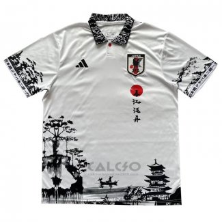 Maglia Giappone Anime 2024-2025 Nero e Bianco Thailandia