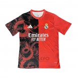 Maglia Real Madrid Dragon 2025-2026 Rosso Thailandia
