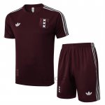 Tuta da Track Ajax Manica Corta 2025-2026 Rosso - Pantaloncini
