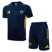 Tuta da Track Boca Juniors Manica Corta 2025-2026 Blu - Pantaloncini