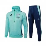 Tuta da Track di Felpa Arsenal Bambino 2024-2025 Verde