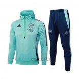 Tuta da Track di Felpa Arsenal Bambino 2024-2025 Verde