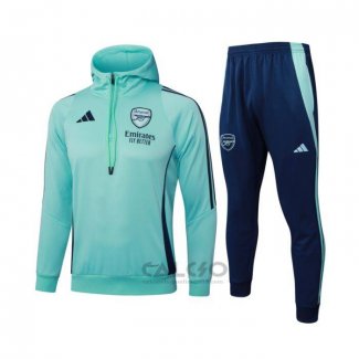 Tuta da Track di Felpa Arsenal Bambino 2024-2025 Verde