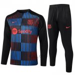 Tuta da Track di Felpa FC Barcellona Bambino 2024-2025 Nero