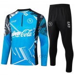 Tuta da Track di Felpa Napoli Bambino 2024-2025 Blu
