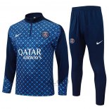 Tuta da Track di Felpa Paris Saint-Germain 2025-2026 Blu