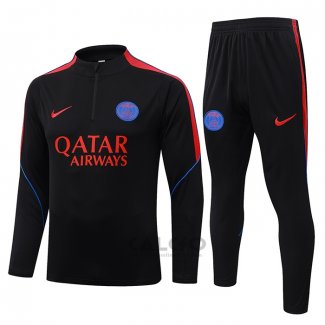 Tuta da Track di Felpa Paris Saint-Germain Bambino 2026-2027 Nero