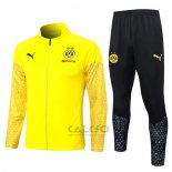 Tuta da Track di Giacca Borussia Dortmund 2023-2024 Giallo