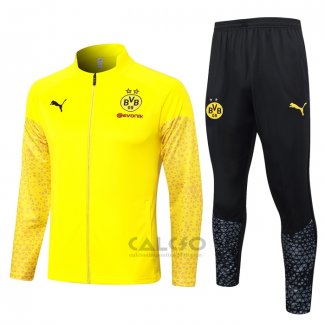 Tuta da Track di Giacca Borussia Dortmund 2023-2024 Giallo