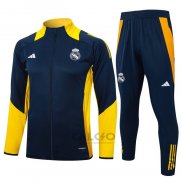 Tuta da Track di Giacca Real Madrid 2024-2025 Blu
